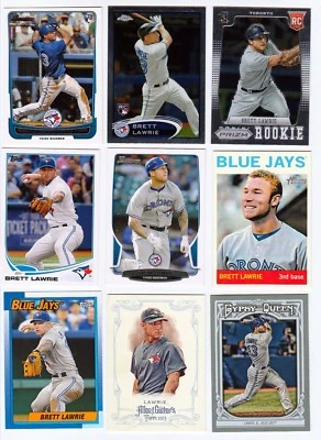 ⚾ 20 + different BRETT LAWRIE cards lot 3 RC 2012- 2017 Blue Jays A's Sox - Image 1 of 3