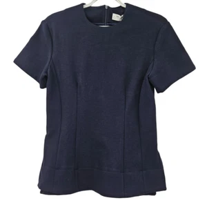 M.M. Lafleur The Krader Top Navy Blue Women’s Size XS NEW Minimalist Career Wear - Picture 1 of 10