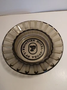 Vintage Frontier Hotel Glass Ashtray Las Vegas, Nevada  - Picture 1 of 6