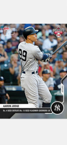 2020 TOPPS NOW BRACKET BONANZA CARD NEW YORK YANKEES AARON JUDGE #BB1-12