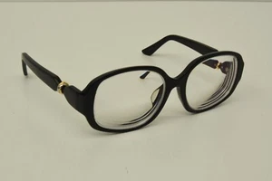 Authentic Cartier C Decor Sunglasses 140 Black Frames Acetate Trinity Eyeglasses - Picture 1 of 12