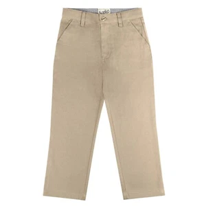 Buyless Fashion Boys Pants Flat Front Soft Cotton Casual Regular Fit Straight - Picture 1 of 90