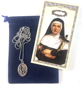 ST. SAINT RITA RELIGIOUS MEDAL - PATRON OF IMPOSSIBLE CAUSES - Picture 1 of 2