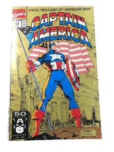 Captain America #383 Special Triple - Sized 50th Anniversary Issue 1991 Marvel - Picture 1 of 2