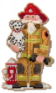 Firefighter Santa - First Responder Santas 2025 Mill Hill Kit New - Picture 1 of 1
