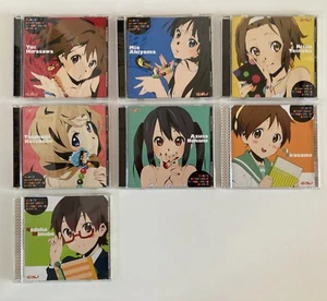 K-ON! Character Image Songs CD 1st Part 7CDs Set selectable Japanese Audio CD - Picture 1 of 16