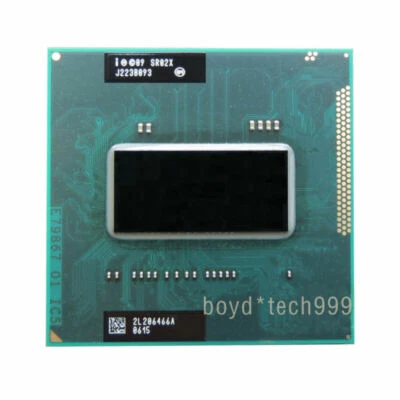 Intel Core i7-2860QM CPU 4Cores 2.5-3.6GHz 8M SR02X Socket G2 Notebook Processor - Image 1 of 2