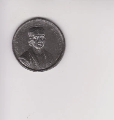 commemorative UNKNOWN . 38MM  MEDAL .BB66 - Image 1 of 2