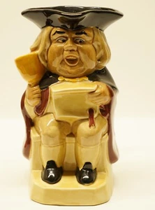Vintage Toby H J Wood Porcelain Jug Town Crier Used Height-7in Made England Exce - Picture 1 of 6