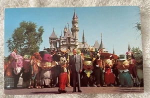 DISNEYLAND Walt Disney “IT ALL STARTED WITH A MOUSE” Mickey Vintage Postcard - Imagen 1 de 2