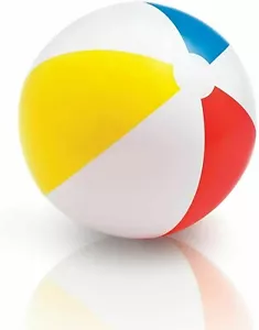 Large BEACH BALL 24" Giant Blow Up Holiday Pool Party Swimming Garden Park - Picture 1 of 1