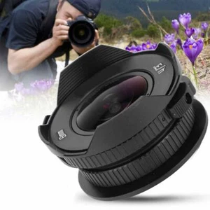 8mm F3.8 APS Frame Fish Eye Wide Angle Lens for Olympus/ M4/3 Camera OM-D E-M10 - Imagen 1 de 12