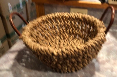 Lot of 5 NEW Baskets Wicker Farmhouse Decor Flower Mixed Medium Large NWT - Image 1 of 4