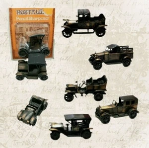 Nostalgic Mini Metal Bronze Pencil Sharpeners Cars Ford Model T Rolls (Choose) - Picture 1 of 11
