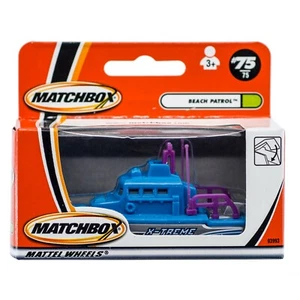 Matchbox #75 Sea Rescue Boat Beach Patrol blau 1:100 neu in Box 2001 - Bild 1 von 1