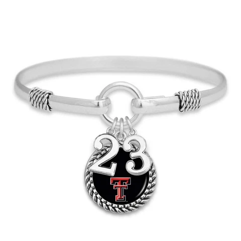 Texas Tech Red Raiders Graduation Year 2023 Silver Bracelet Jewelry Licensed TTU Cover