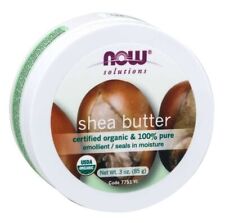 Now Foods Solutions Organic Shea Butter 3 oz Container