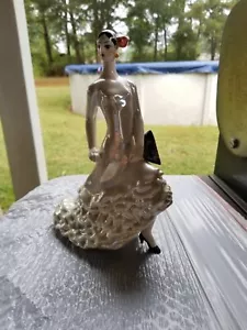 Antique porcelain lady made in Ukrain - Picture 1 of 12