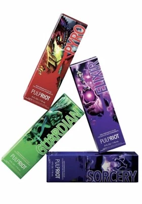 Pulp Riot Hair Color (Fantasy Collection Elixir, Sorcery, Pyro, Guardian) 4 Pack - Image 1 of 4