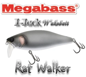 Very Hard-to-Find Megabass I-Jack Wakebait - RAT WALKER - Awesome Pattern ! - Picture 1 of 8