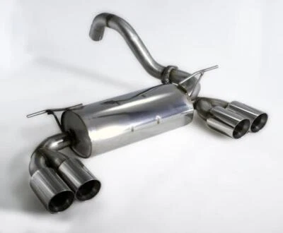 Fox Duplex Acero Escape Deportivo Hummer H3 3.5l 3.7l Cada 2x100mm Biselado - Imagen 1 de 4