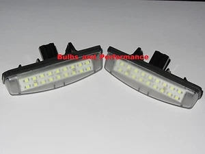 WHITE LED LICENSE PLATE LAMPS LIGHTS for 1998 1999 2000 2002 2003 LEXUS GS300 - Picture 1 of 8