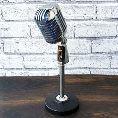 Collectible Antique Replica Dynamic Metal Grill Microphone Decorative Retro Mic. - Image 1 of 4