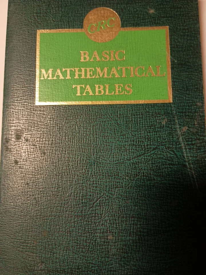 CRC Basic Mathematical Tables 1970 PB (SKU# 3253) K10 - Image 1 of 1