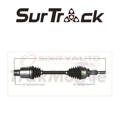 SurTrack CV Axle Shaft for 2008-2014 Dodge Avenger 2.4L L4 - Constant ji - Image 1 of 4