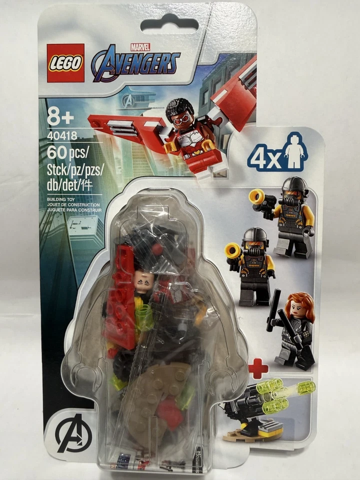LEGO MARVEL AVENGERS 40418 Falcon & Black Widow Team-Up NISB Nuevo y Precintado Foto 1 de 1