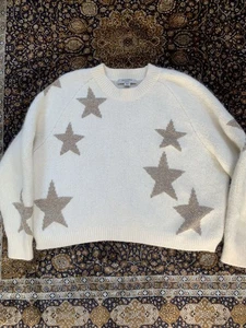 Allsaints Tinsel Star Sweater Cozy Wool Alpaca Blend Womens M - Picture 1 of 15