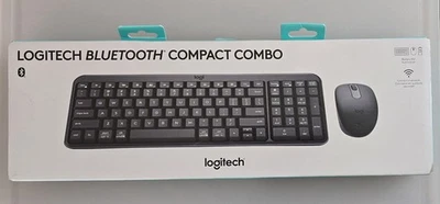Logitech Bluetooth Compact Wireless Keyboard & Mouse Combo New  - Image 1 of 2