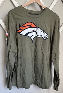 Nike Tee NFL Salute to Service Denver Broncos Men's XL Long Sleeve Shirt - Picture 1 of 8