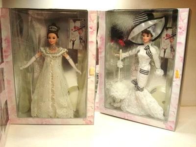 2 muñecas Barbie "My Fair Lady" de Hollywood Legends Eliza Doolittle en Ascot & Ball Foto 1 de 4