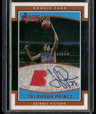 2002-03 Bowman Signature Edition #SE-TP Tayshaun Prince #/999 - Image 1 of 2