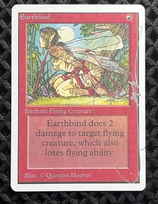Unlimited Earthbind Signed Quinton Hoover - Image 1 of 4