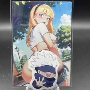 Super Girl Anime Waifu Card Doujin ACG Goddess Holo - Picture 1 of 4