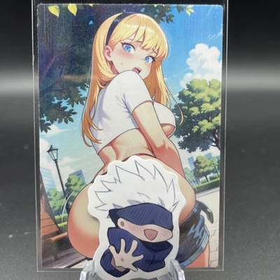 Super Girl Anime Waifu Card Doujin ACG Goddess Holo - Image 1 of 4