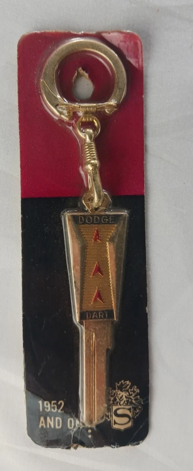 1960 and Up Dodge Dart Key. Blank. Vintage. 1611-Y139.  NOS Seal intact - Image 1 of 3