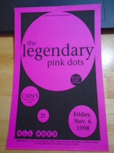 RARE PROMO Legendary Pink Dots 1998 Tour CONCERT flyer POSTER Edward Ka-Spel! - Bild 1 von 1
