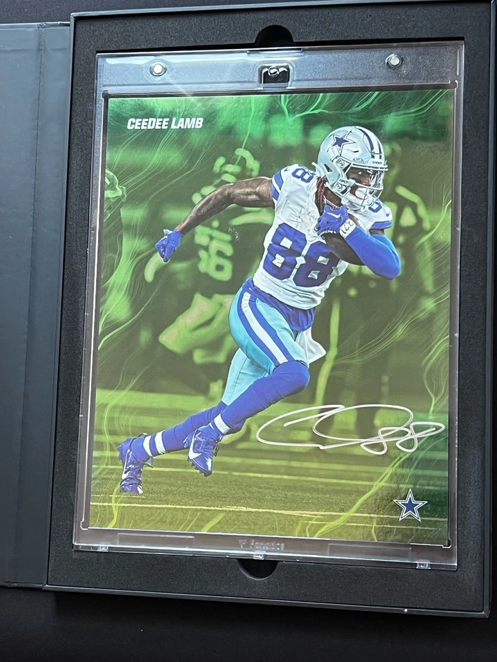 CEEDEE LAMB 2024 Under Wraps Emanate Auto Green /99 Fanatics NFL Cowboys