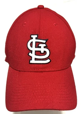 St. Louis Cardinals Hat Cap New Era 39THIRTY Red Stretch Fit Size M/L Excellent - Image 1 of 4