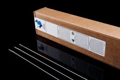 RBCuZn-D 3/32" Níquel Plata Desnudo Caja 10 lb Varillas de Soldadura Alambre Demonio Azul Foto 1 de 2