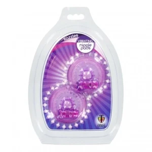 Razzles Vibrating Nipple Pads Vibrator Nipples Vibrating Trinity Vibes Purple NR - Picture 1 of 9