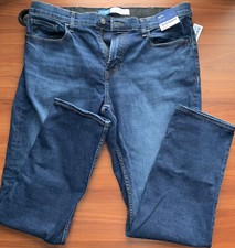 Old Navy Jeans Mens 38x32 Slim Straight Leg Dark Wash Blue Denim 360 Stretch