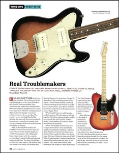 Artículo de guitarra Fender Parallel Universe Jazz-Telecaster + impresión de anuncio Charvel DK24 - Imagen 1 de 4