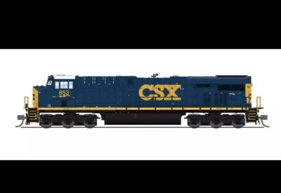 Broadway Limited Imports 8635 N Scale CSX GE ES44AC #853 (DC) Stealth, DCC Ready - Image 1 of 4