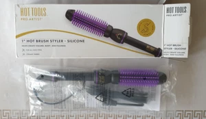 Hot Tools Pro Artist 1" Hot Air Styling Brush Corded Flexible Silicone Bristle - Picture 1 of 4