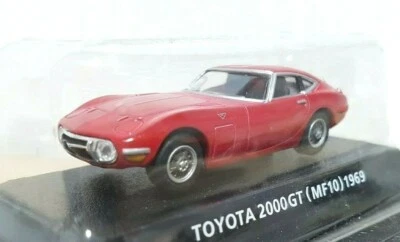 1/64 Konami 1969 TOYOTA 2000GT 2000 GT RED MF10 diecast car model - Image 1 of 3