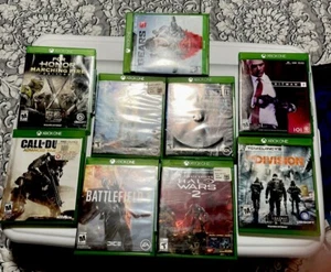 Xbox One First Person Shooter Game Lot Of 9 Games Call Of Duty Gears Halo Hitman - Picture 1 of 10